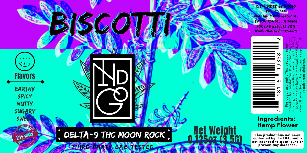 Indigo Fruity Loops Delta-9 THC Moonrocks